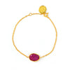 Thin Bracelet: Ruby