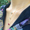 Thin Necklace: Ruby