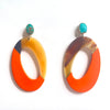 Horn Earring : Orange