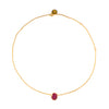 Thin Necklace: Ruby