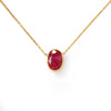 Thin Necklace: Ruby